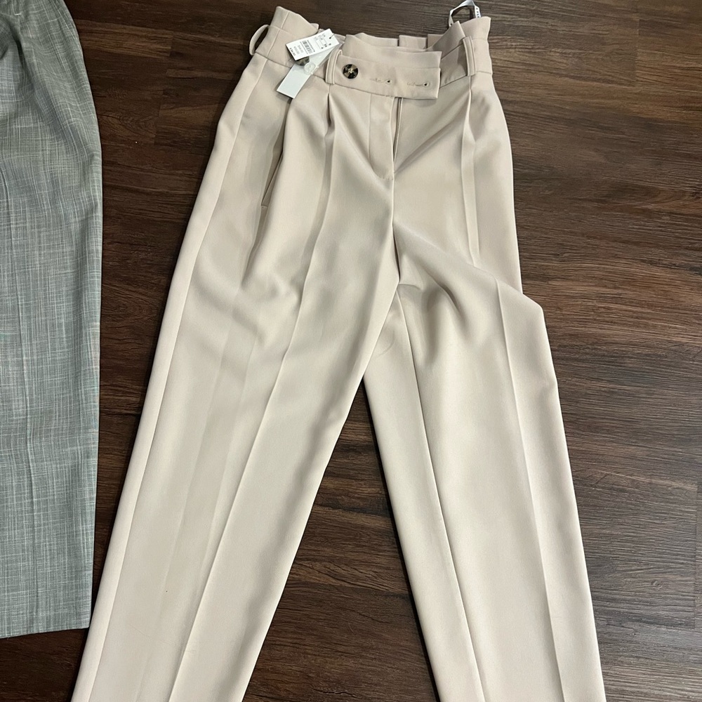 Topshop tailored pants size 4 in cream